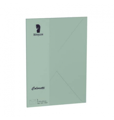  220711567, C5, ohne Fenster, nassklebend, 80g, eucalyptus