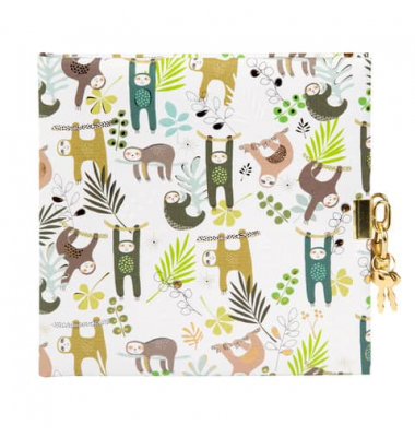 Tagebuch Hang out mit Schloss, 16,5x16,5cm 