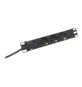 DN-95411 3-fach Steckdosenleiste 2,0 m schwarz