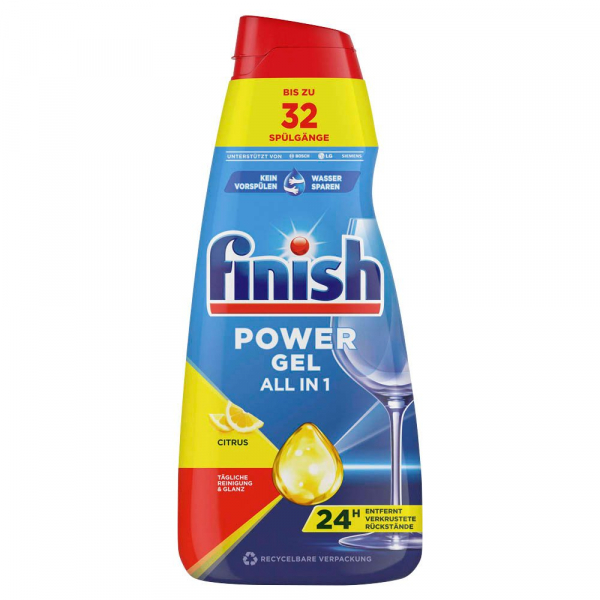 4251758427717 - POWER All in 1 CITRUS Geschirrspüler-Gel 6500 ml 4251758427717 Calgonit finish 650 Milliliter