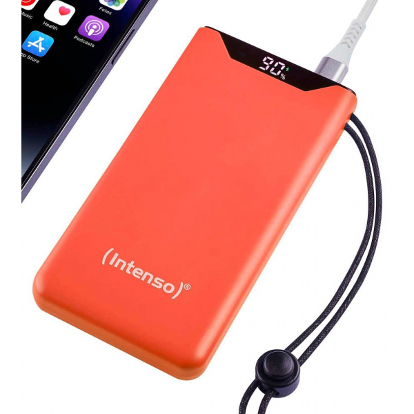 4034303034314 - 7332038 Mobile Stromversorgung Powerbank F10000  Orange 10000 mAh inkl USB-C to Type-C 7332038 4034303034314