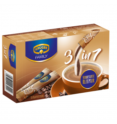 Instantkaffee Classic 3in1 10028042, 10 St&uuml;ck, l&ouml;slich im Portionskarton
