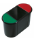 Papierkorb Trio-System Ø555 x 280 x 350mm 9/20/9 L sortiert