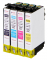 Druckerpatrone EDD-487 18-487-01 (kompatibel zu Epson), schwarz/cyan/magenta/yellow, ca. 665 Seiten schwarz/ ca. 625 Seiten farb