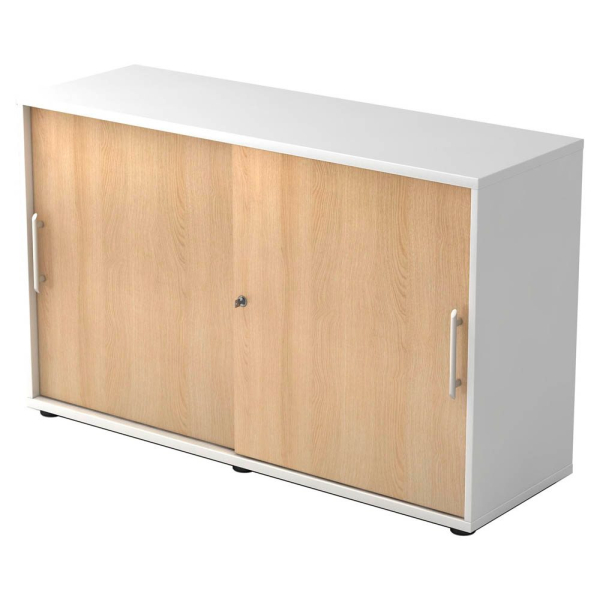 4032062166185 - Schiebetürenschrank V1752 V1753 V1752S W E RE abschließbar weiß eiche 120x748x40cm 4032062166185 Hammerbacher