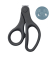 Schere Titanium dunkelgrau 20,5 cm