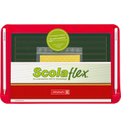 Schülertafel Scolaflex L1 unzerbrechlich, 1040201519, Kunststoffrahmen, vorn Lineatur 1 / hinten kariert