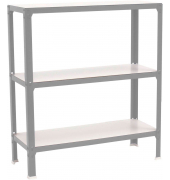 Regal SIMONHOME CLICK PLUS 8425437069963 grau, weiß 100,0 x 30,0 x 90,0 cm