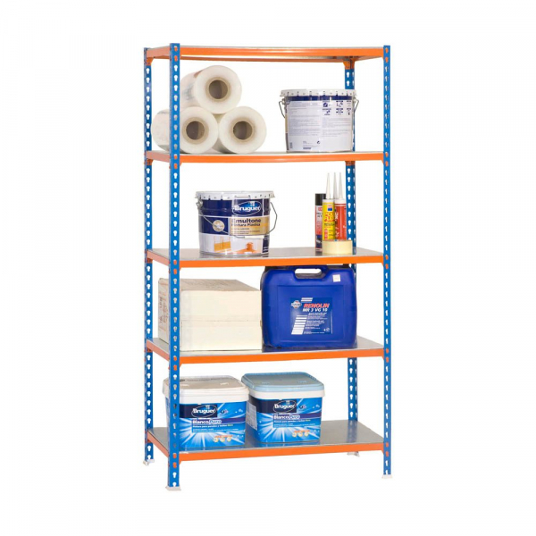 8425437076916 - Schwerlastregal SIMONCLICK MEGAPLUS 8425437076916 blau orange silber 1200 x 400 x 2000 cm 8425437076916 Simonrack 8425437076916 - Schwerlastregal SIMONCLICK MEGAPLUS 8425437076916 blau orange silber 1200 x 400 x 2000 cm 8425437076916 Simonrack
