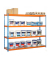 Schwerlastregal SIMONFORTE 8425437081903 blau, orange 210,0 x 60,0 x 200,0 cm