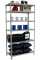Schwerlastregal SIMONCLICK MEGAPLUS 8425437091612 grau 120,0 x 50,0 x 250,0 cm