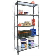 Schwerlastregal SIMONCLICK PLUS 8425437098031 anthrazit, weiß 100,0 x 40,0 x 200,0 cm