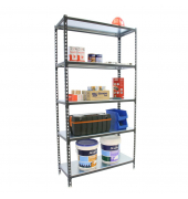 Schwerlastregal SIMONCLICK MEGAPLUS 8425437098758 anthrazit, weiß 120,0 x 40,0 x 200,0 cm