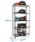 Schwerlastregal MADERCLICK MINI 8425437099281 anthrazit 80,0 x 40,0 x 180,0 cm