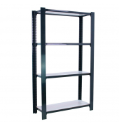 Regal OFFICLICK 8425437103810 anthrazit, weiß 90,0 x 40,0 x 150,0 cm