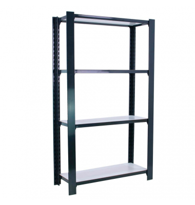 Regal OFFICLICK 8425437103810 anthrazit, weiß 90,0 x 40,0 x 150,0 cm