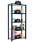 Regal OFFICLICK 8425437103872 anthrazit, weiß 90,0 x 40,0 x 210,0 cm