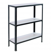Regal SIMONHOME CLICK PLUS 8425437104442 anthrazit, weiß 100,0 x 30,0 x 90,0 cm