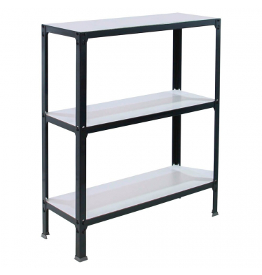 Regal SIMONHOME CLICK PLUS 8425437104442 anthrazit, weiß 100,0 x 30,0 x 90,0 cm