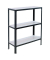 Regal SIMONHOME CLICK PLUS 8425437104442 anthrazit, weiß 100,0 x 30,0 x 90,0 cm