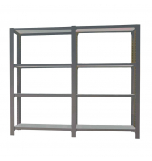 Regal OFFICLICK 8425437108785 anthrazit, weiß 180,0 x 40,0 x 150,0 cm