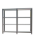 Regal OFFICLICK 8425437108785 anthrazit, weiß 180,0 x 40,0 x 150,0 cm