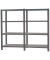 Regal OFFICLICK 8425437108808 anthrazit, silber 180,0 x 40,0 x 150,0 cm