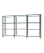 Regal OFFICLICK 8425437108815 anthrazit, weiß 270,0 x 40,0 x 150,0 cm