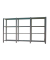 Regal OFFICLICK 8425437108839 anthrazit, silber 270,0 x 40,0 x 150,0 cm