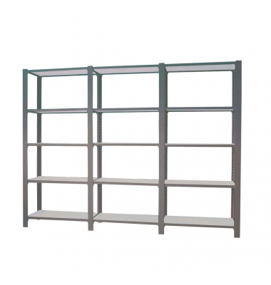 Regal OFFICLICK 8425437108938 anthrazit, weiß 270,0 x 40,0 x 210,0 cm