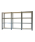 Regal OFFICLICK 8425437109126 anthrazit, weiß 270,0 x 30,0 x 150,0 cm