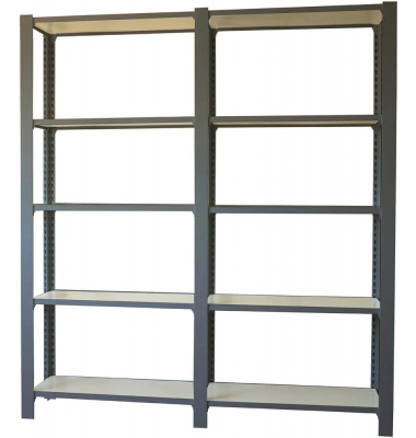 Regal OFFICLICK 8425437109270 anthrazit, weiß 180,0 x 40,0 x 210,0 cm Regal OFFICLICK 8425437109270 anthrazit, weiß 180,0 x 40,0 x 210,0 cm