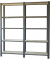 Regal OFFICLICK 8425437109270 anthrazit, weiß 180,0 x 40,0 x 210,0 cm