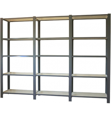 Regal OFFICLICK 8425437109300 anthrazit, weiß 270,0 x 40,0 x 210,0 cm Regal OFFICLICK 8425437109300 anthrazit, weiß 270,0 x 40,0 x 210,0 cm