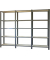 Regal OFFICLICK 8425437109300 anthrazit, weiß 270,0 x 40,0 x 210,0 cm