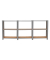 Regal OFFICLICK 8425437127588 grau, braun 240,0 x 30,0 x 100,0 cm