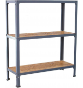 Regal SIMONHOME CLICK MINI 8425437128820 grau, braun 80,0 x 30,0 x 90,0 cm