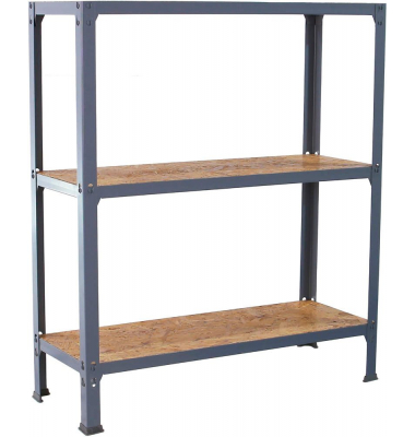 Regal SIMONHOME CLICK MINI 8425437128820 grau, braun 80,0 x 30,0 x 90,0 cm