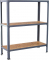 Regal SIMONHOME CLICK MINI 8425437128820 grau, braun 80,0 x 30,0 x 90,0 cm