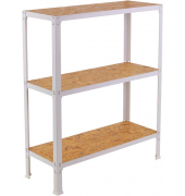 Regal SIMONHOME CLICK PLUS 8425437128868 weiß, braun 100,0 x 30,0 x 90,0 cm
