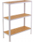 Regal SIMONHOME CLICK PLUS 8425437128868 weiß, braun 100,0 x 30,0 x 90,0 cm