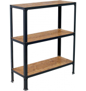 Regal SIMONHOME CLICK PLUS 8425437128875 anthrazit, braun 100,0 x 30,0 x 90,0 cm