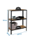 Regal SIMONHOME CLICK PLUS 8425437128875 anthrazit, braun 100,0 x 30,0 x 90,0 cm