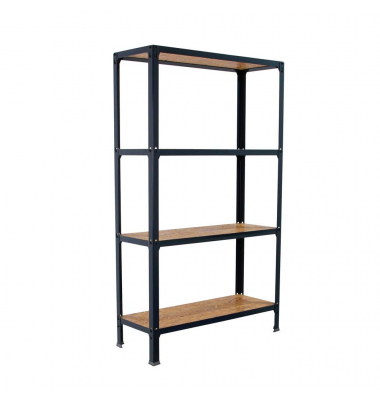 Regal SIMONHOME CLICK PLUS 8425437128936 anthrazit, braun 100,0 x 30,0 x 160,0 cm