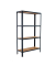 Regal SIMONHOME CLICK PLUS 8425437128936 anthrazit, braun 100,0 x 30,0 x 160,0 cm