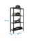 Regal SIMONHOME CLICK PLUS 8425437128936 anthrazit, braun 100,0 x 30,0 x 160,0 cm