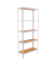 Regal SIMONHOME CLICK PLUS 8425437128981 weiß, braun 100,0 x 30,0 x 180,0 cm