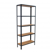 Regal SIMONHOME CLICK PLUS 8425437128998 anthrazit, braun 100,0 x 30,0 x 180,0 cm