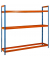 Reifenregal AUTOFORTE 8425437135491 blau, orange 180,0 x 45,0 x 200,0 cm