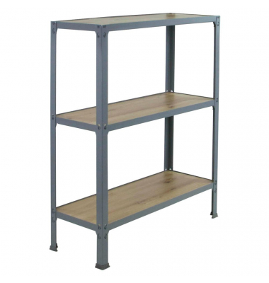 Regal SIMONHOME CLICK MINI 8425437136092 grau, eiche 80,0 x 30,0 x 90,0 cm